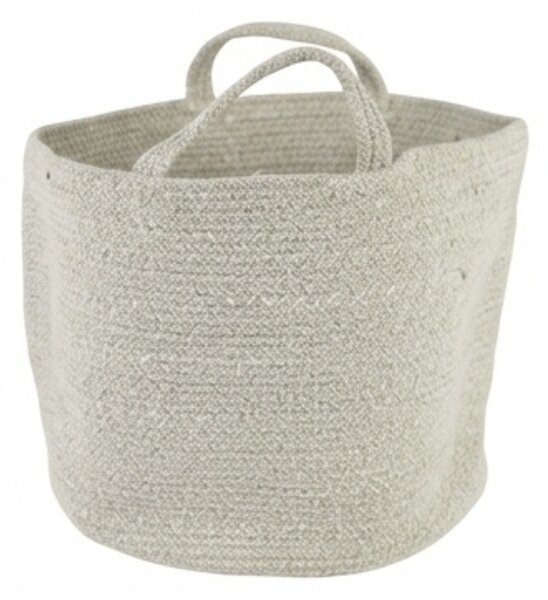 Úložný kôš s úchytmi COTTON HAVEN 35x35 cm - viac farieb Farba: Svetlosivá