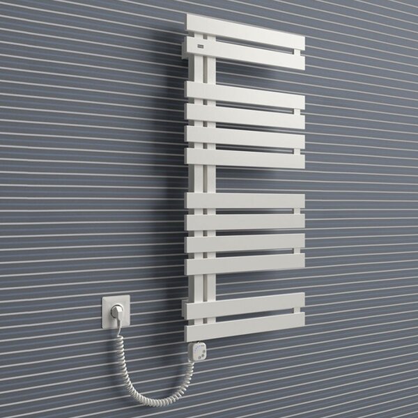 BPS-koupelny Elektrický kúpeľňový radiátor Crivitz E CR-E 8050-05, pripojenie typ 05, 50x89 cm, biela RAL 9016