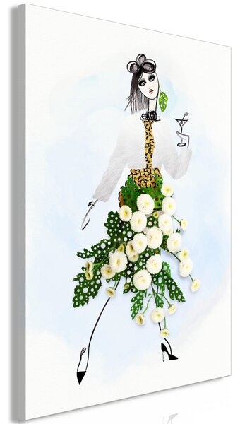 Obraz - Dievča s bylinkami 40x60