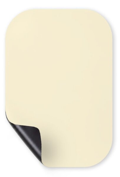 Samolepiaca magnetická fólia v oválnom tvare 120 × 90 cm - béžová