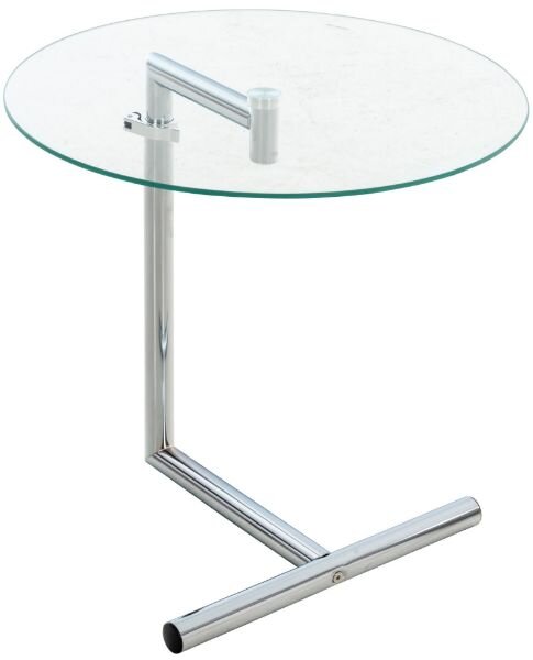 Sklenený stôl Karla z číreho skla