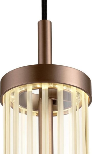 Závesné svietidlo Quimera 2700/3000K Copper SLV, Quimera, stmievateľné, Meď, Obývacia izba, Hliník