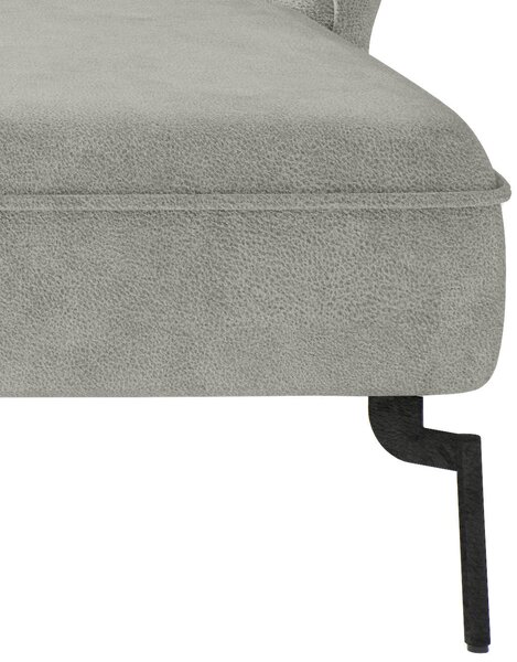 ROHOVÁ SEDAČKA, textil, svetlosivá Livetastic - Sedačky, Online Only