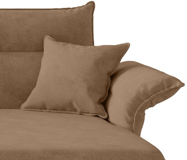 ROHOVÁ SEDAČKA, textil, svetlohnedá Livetastic - Sedačky, Online Only