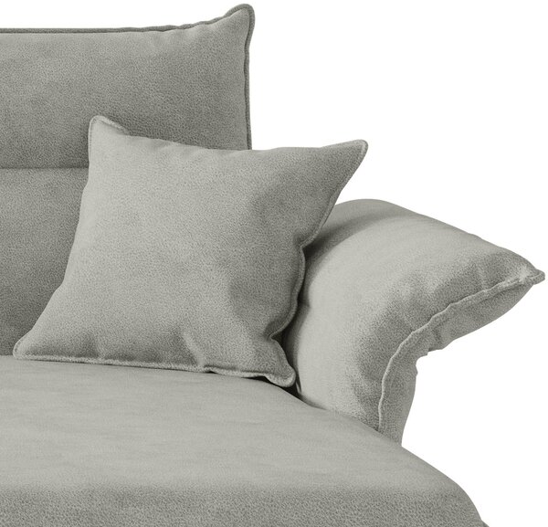 ROHOVÁ SEDAČKA, textil, svetlosivá Livetastic - Sedačky, Online Only