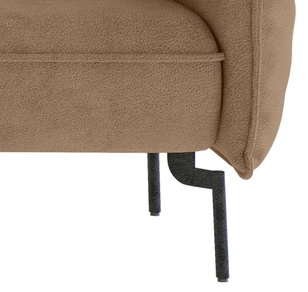 ROHOVÁ SEDAČKA, textil, svetlohnedá Livetastic - Sedačky, Online Only