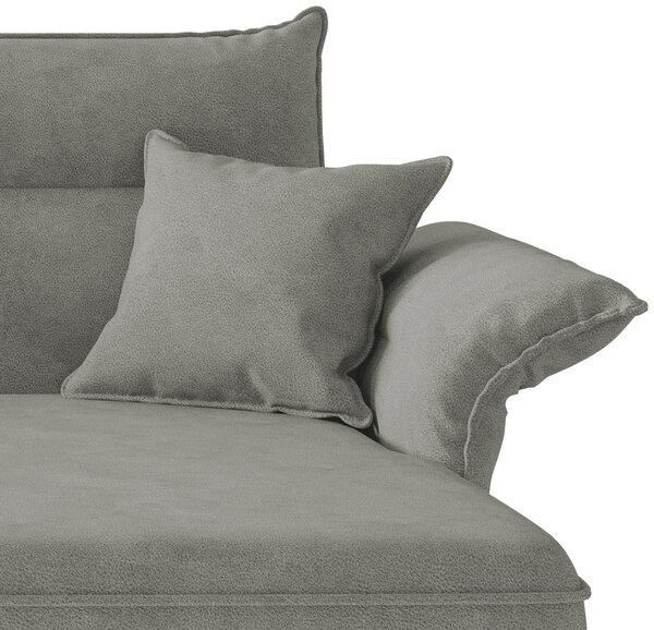 ROHOVÁ SEDAČKA, textil, sivá Livetastic - Sedačky, Online Only