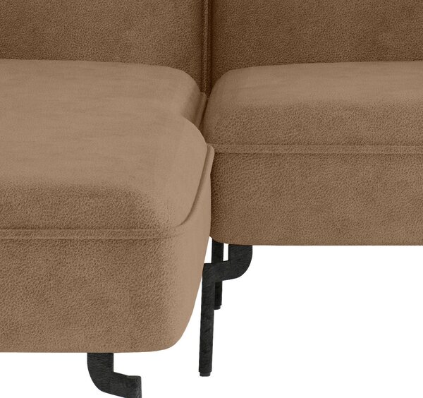 ROHOVÁ SEDAČKA, textil, svetlohnedá Livetastic - Sedačky, Online Only