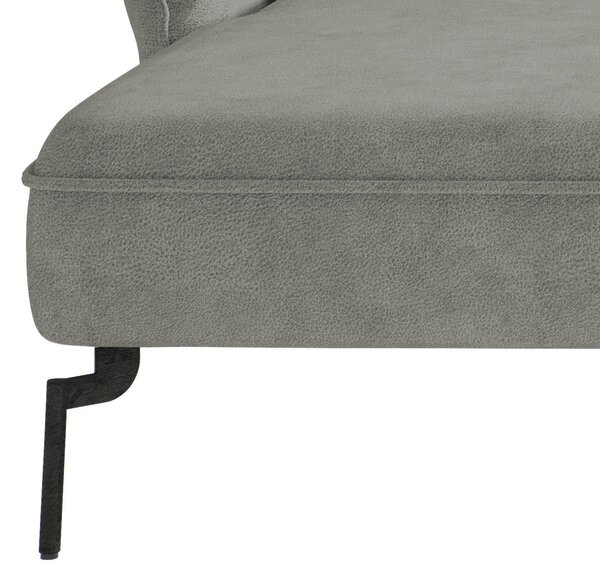 ROHOVÁ SEDAČKA, textil, sivá Livetastic - Sedačky, Online Only
