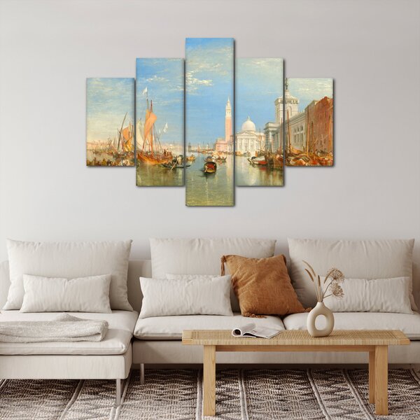 Obraz - Joseph Mallord William Turner, Venice the Dogana and San Giorgio Maggiore, reprodukcia (150x105 cm)