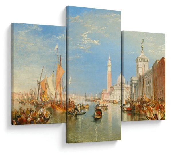 Obraz - Joseph Mallord William Turner, Venice the Dogana and San Giorgio Maggiore, reprodukcia (90x60 cm)
