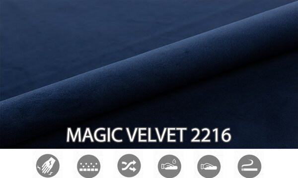 NovýNábytok.sk Manželská posteľ Boxspring 160 cm Loty (tmavomodrá) (s úložným priestorom). Akcia -20%. Vlastná spoľahlivá doprava až k Vám domov. 1020306