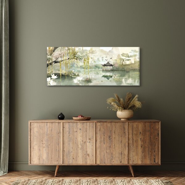 Obraz - Čínske jazero (120x50 cm)