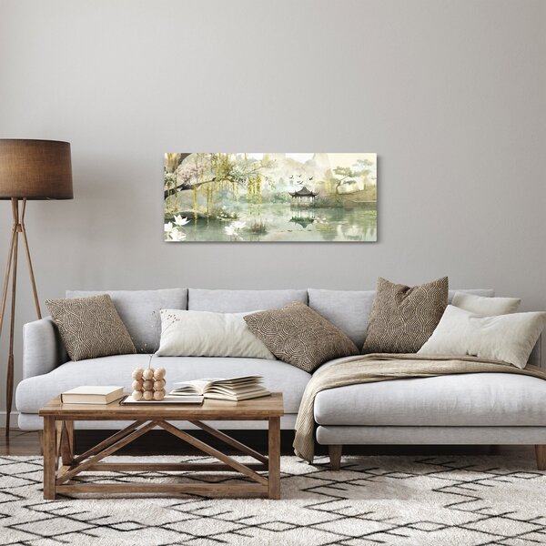 Obraz - Čínske jazero (120x50 cm)