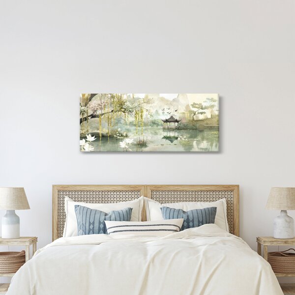 Obraz - Čínske jazero (120x50 cm)