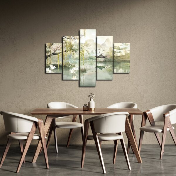 Obraz - Čínske jazero (150x105 cm)