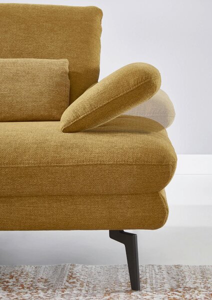 ROHOVÁ SEDACIA SÚPRAVA, textil, kari žltá Dieter Knoll - Sedačky