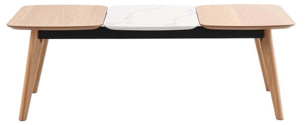 MUZZA Konferenčný stolík alvin 120 x 60 cm prírodný