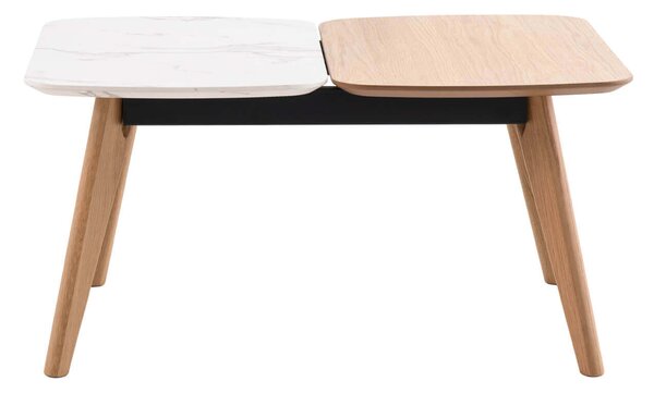MUZZA Konferenčný stolík alvin 80 x 60 cm prírodný