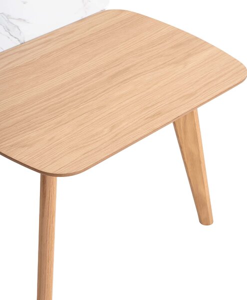 MUZZA Konferenčný stolík alvin 80 x 60 cm prírodný