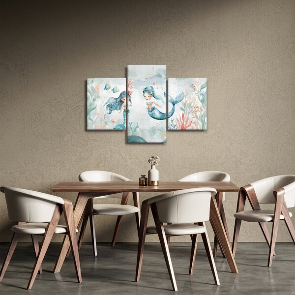 Obraz - Morské panny (90x60 cm)