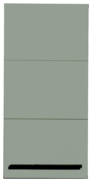 ZÁVESNÁ SKRINKA, zelená, farba duba, 34/70/23 cm Xora - Kúpeľňové skrinky
