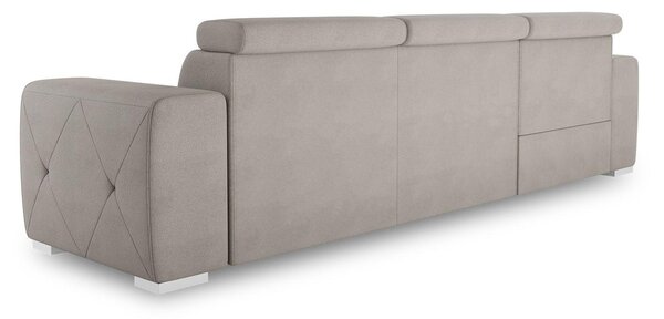 ROZKLADACIA ROHOVÁ SEDAČKA, textil, krémová MID.YOU - Sedačky, Online Only