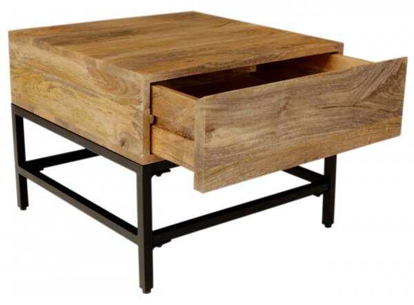 Odkladací stolík Gita 50x40x50 indický masív mango