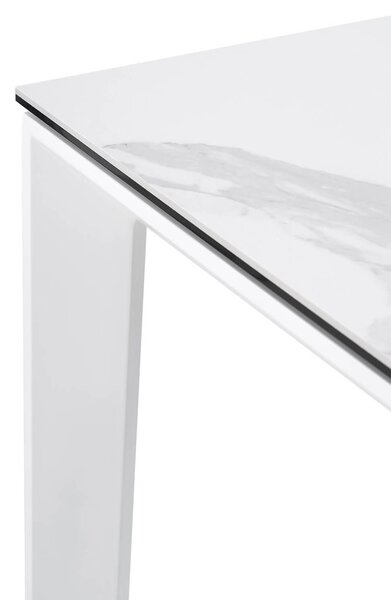 MUZZA Rozkladací stôl sallie 140 (200) x 90 cm biely