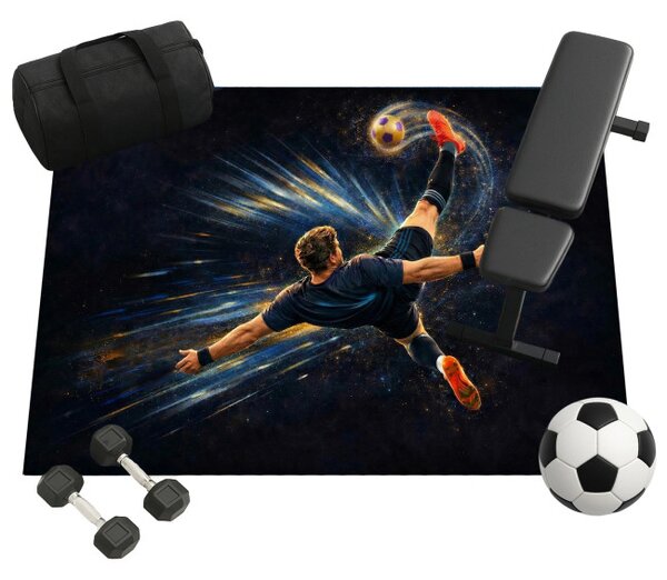 Protišmykový herný koberec Football
