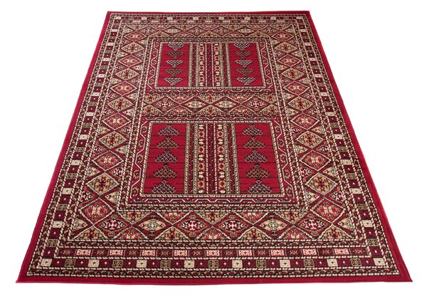 TA Koberec J930A RED EUFRAT BLX Červený Obdĺžnikový Rozmer: 70X140 cm