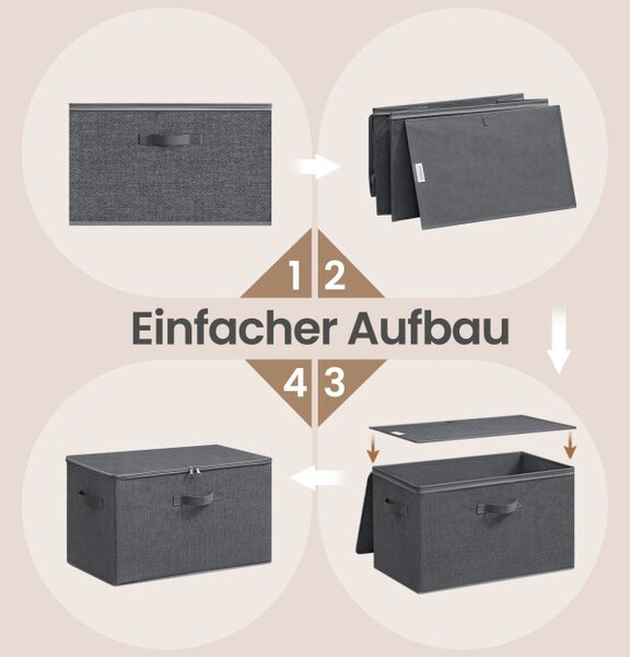 Sada šiestich úložných boxov RZBB35050GN03 (6 ks)