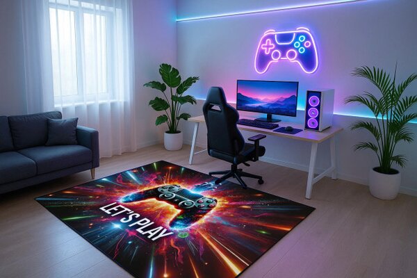 Protišmykový herný koberec Lets Play