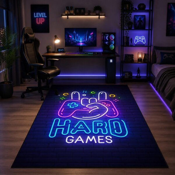 Protišmykový herný koberec Hard Games