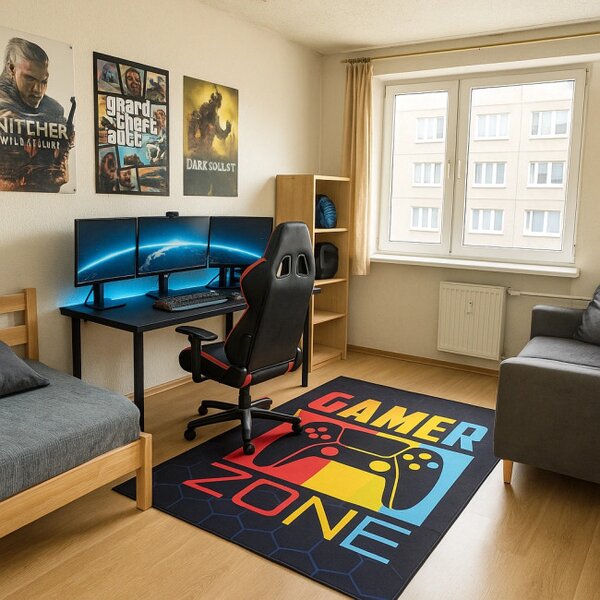 Protišmykový herný koberec Gamer Zone
