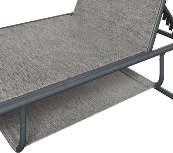 ZÁHRADNÉ LEŽADLO kov, textil Ambia Garden - Série záhradného nábytku