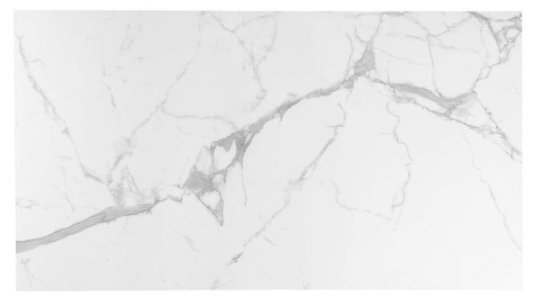MUZZA Rozkladací stôl aysha 180 (220/260) x 100 cm biely