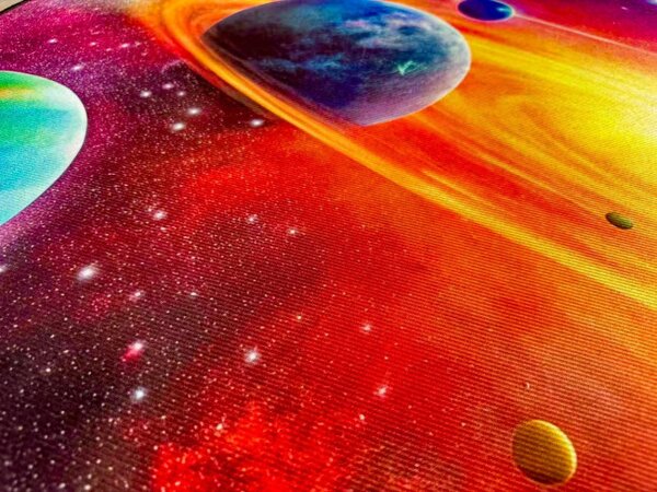 Protišmykový herný koberec Galaxia