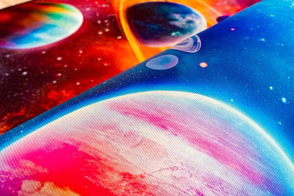 Protišmykový herný koberec Galaxia