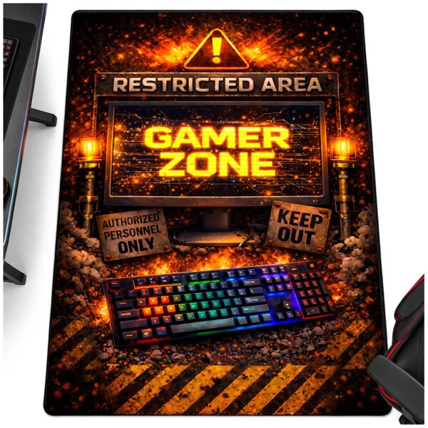 Protišmykový herný koberec Restricted