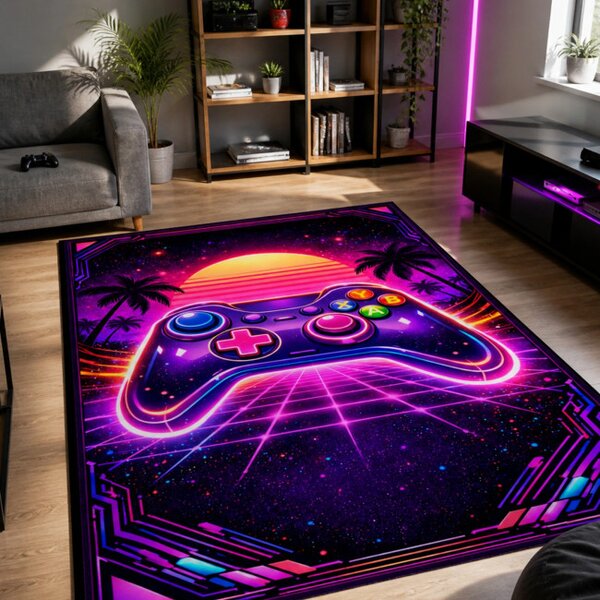 Protišmykový herný koberec Retro Pad