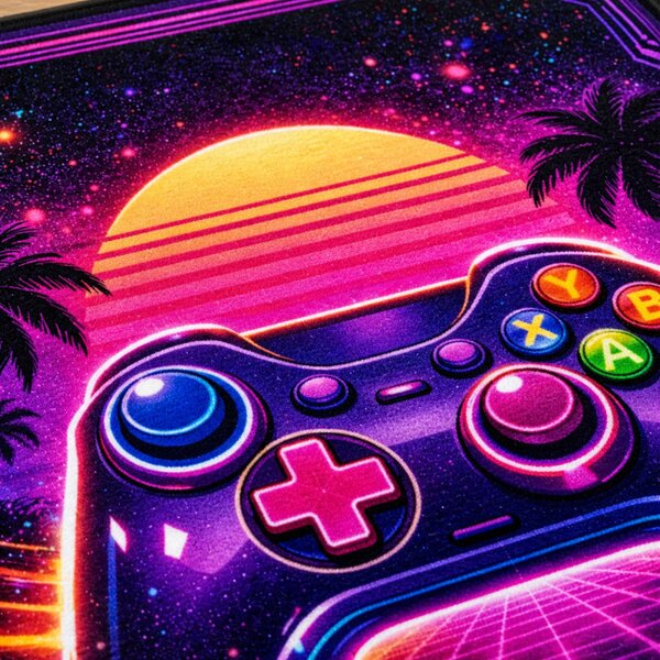Protišmykový herný koberec Retro Pad