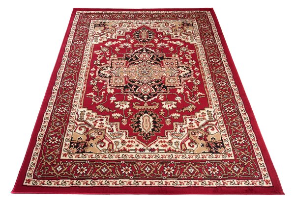 TA Koberec Q011A RED EUFRAT BLX Červený Obdĺžnikový Rozmer: 70X140 cm