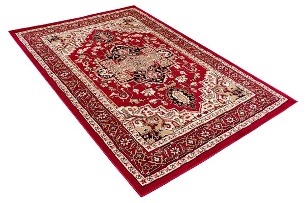 TA Koberec Q011A RED EUFRAT BLX Červený Obdĺžnikový Rozmer: 70X140 cm