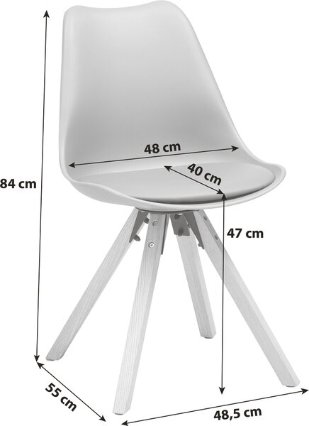STOLIČKA, 48,5/84/55 cm Carryhome - Stoličky