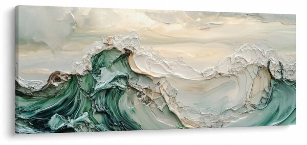 Obraz - 3D abstrakcie mora (120x50 cm)