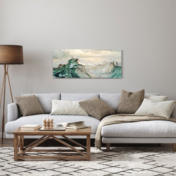 Obraz - 3D abstrakcie mora (120x50 cm)