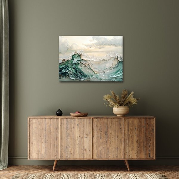 Obraz - 3D abstrakcie mora (70x50 cm)