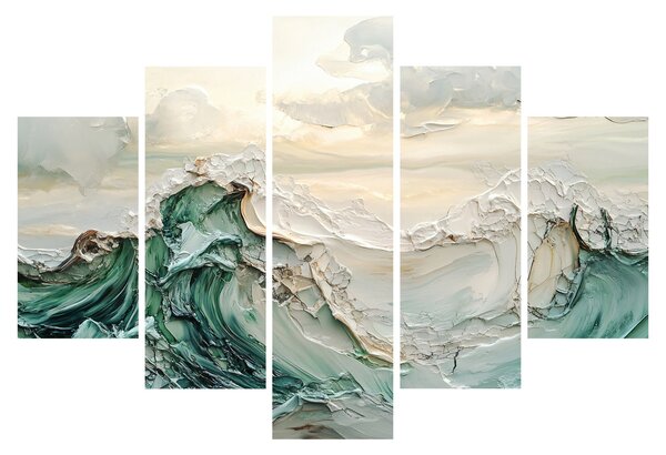 Obraz - 3D abstrakcie mora (150x105 cm)