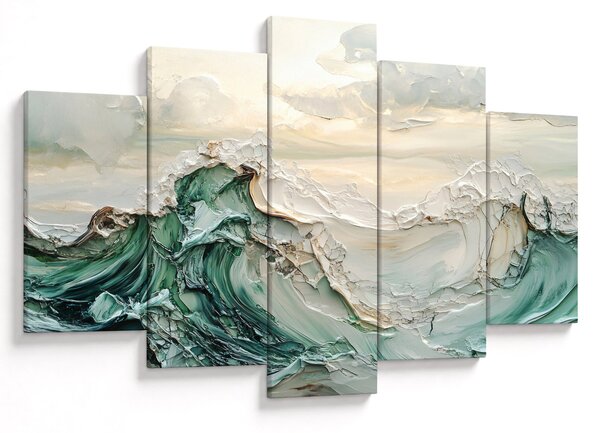 Obraz - 3D abstrakcie mora (150x105 cm)
